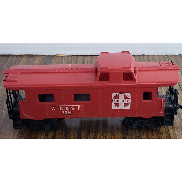 Vintage Tyco Santa Fe #7240 HO Scale AT&SF Railway Caboose - Picture 3 of 7